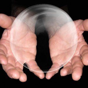 Bubble In Hands - Public Domain